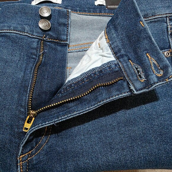 Sofia Vergara Jeans Super High Rise Wide Leg Margot Women's Size 2-18 Dark Blue - Picture 7 of 14